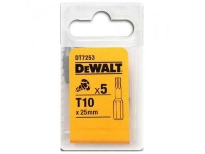DeWALT DT7253-QZ, 5 styck, Torx, T10, Blåsa