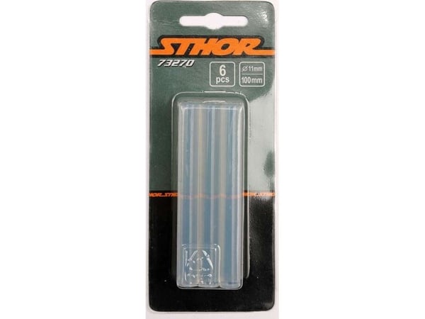 Sthor limstifter 11 mm x 100 mm transparente 6 stk. 73270