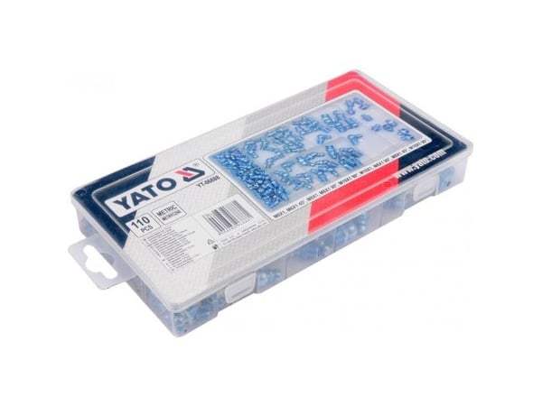 YATO smørenipler kalamitter (metrisk) 110 stk.