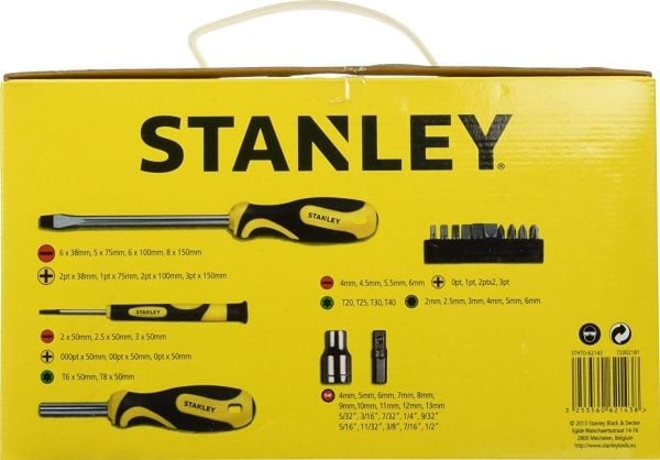 Stanley skrutrekkere 57 stk. (STHT0-62143)