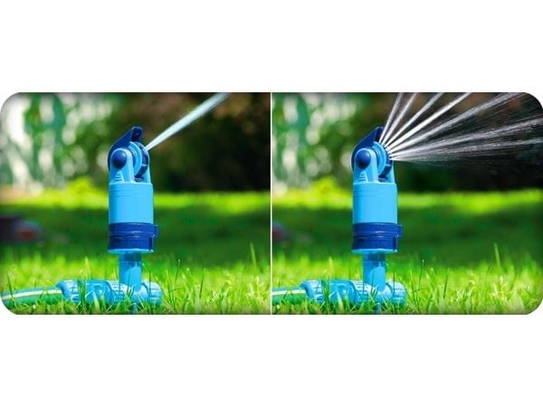 CELLFAST MULTI sz IDEAL, Pop-up-sprinkleri, 346 m², 6 bar, Blå