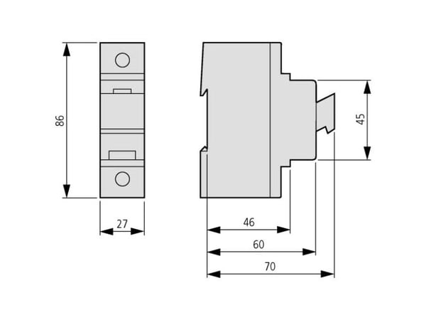 Eaton sikringsskillebryter 1+N 63A D02 Z-SLS/NEOZ/1+N 248237