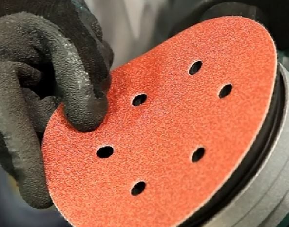 KLINGSPOR selvklebende slipeplate 125 mm PS18EK korn 120 GLS5 8-KIUCIU/50 stk