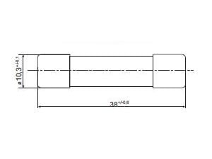 Eti-Polam Sylinterimäinen sulakelenkki CH10x38mm gG 10A 002620007 002620007