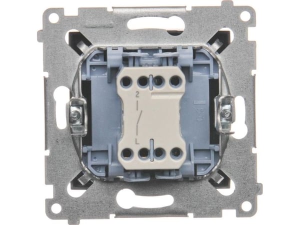 Kontakt-Simon DW1.01/46, Plast, Pronssi, IP20, IP44, 250 V, 10 A, 75 mm