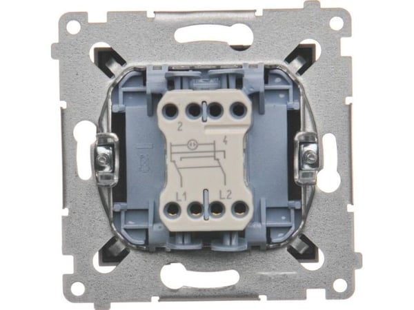 Kontakt-Simon DW7L.01/48, Plast, Anthracit, IP20, IP44, 250 V, 10 A, 75 mm