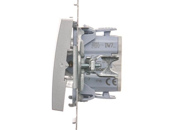 Kontakt-Simon DW7.01/43, Muovi, Hopea, IP20, IP44, 250 V, 10 A, 75 mm