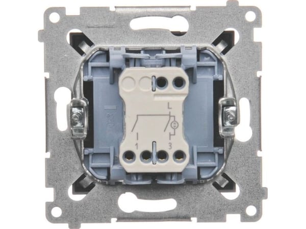 Kontakt-Simon DW5BL.01/48, Plast, Anthracit, IP20, IP44, 250 V, 10 A, 75 mm
