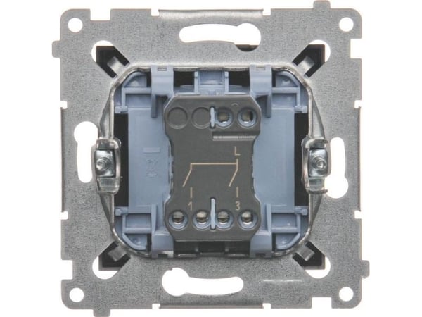 Kontakt-Simon DW5A.01/48, Plast, Anthracit, IP20, IP44, 250 V, 16 A, 75 mm