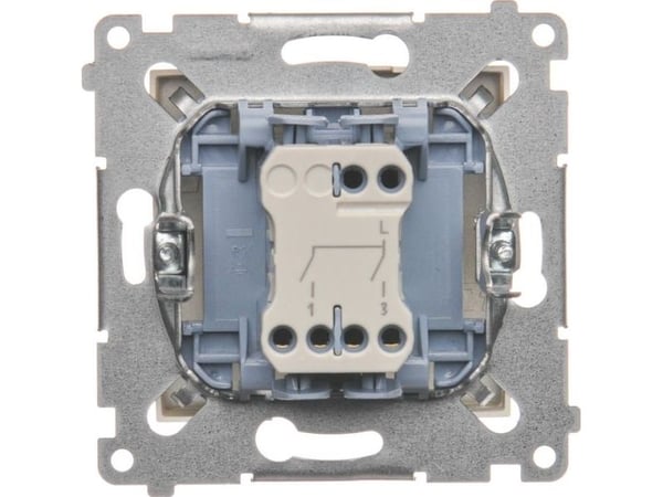 Contact-Simon DW5.01/44, muovi, kultainen, IP20, IP44, 250 V, 10 A, 75 mm