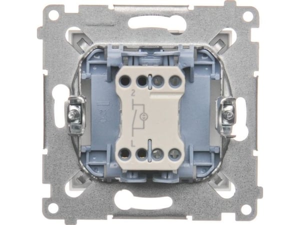 Kontakt-Simon DW1L.01/11, Muovi, Valkoinen, IP20, IP44, 250 V, 10 A, 75 mm