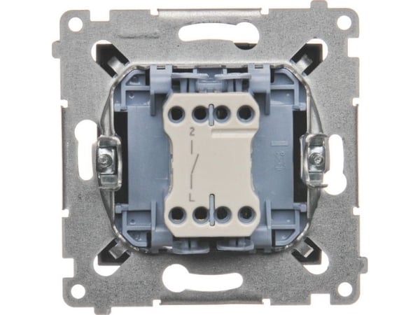 Kontakt-Simon DW1.01/48, Plast, Anthracit, IP20, IP44, 250 V, 10 A, 75 mm