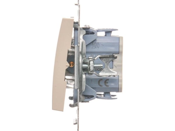 Kontakt-Simon DW1.01/41, Muovi, Valkoinen, IP20, IP44, 250 V, 10 A, 75 mm
