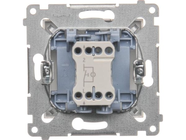 Kontakt-Simon DS1L.01/44, Painikekytkin, Muovi, Kulta, IP20, IP44, 250 V, 10 A