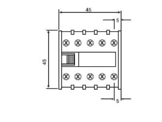 Eti-Polam kraftkontaktor CE07.10-230V-50/60Hz 7A 3P 230V AC 1Z 0R 004641023