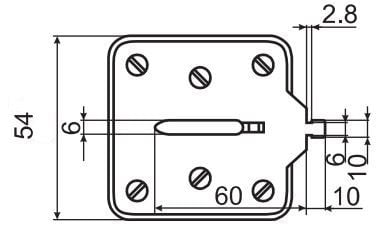 Eti-Polam proppsäkring WT-3C/gG 315A kombi NH3C gG gL 004186222