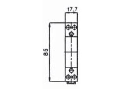 Eti-Polam modulaarinen kontaktori R20-20 20A 230V AC 2z0r 002461210 002461210