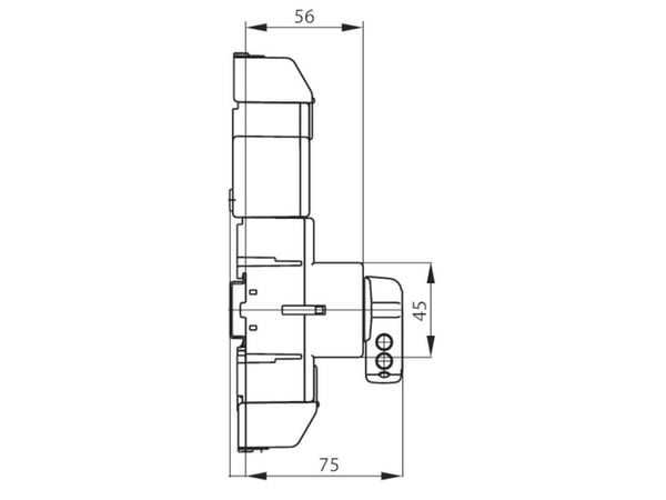Spamel Virtalähdekytkin 63A 4-napainen (PRZK-4063W02)