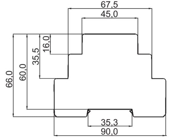 Zamel aikarele 16A 1NO/NC 230V AC PCM-02