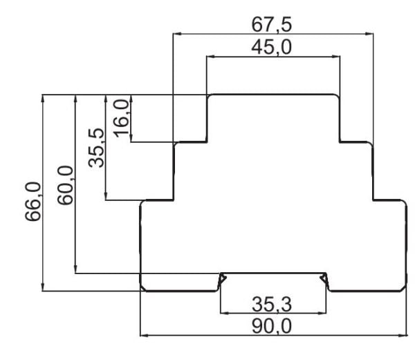 Zamel trappautomat 16A 48mA 1NO 230V AC ASM-01