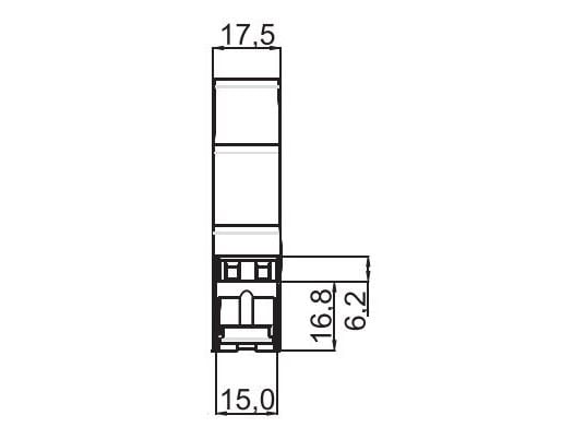 Zamel strømindikator LKM-01-10 1P 230V 1,5mA LKM-01-10