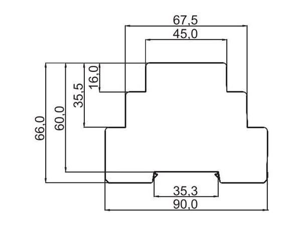 Zamel strømindikator LKM-01-10 1P 230V 1,5mA LKM-01-10