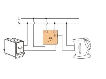 F&F F&F 230V 16A prioriteetti PR-602