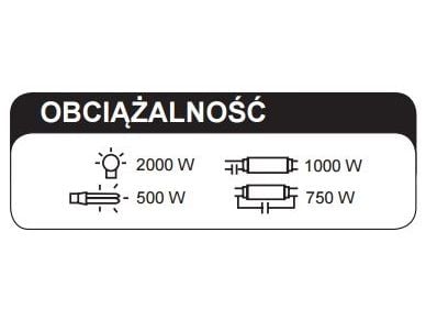 Zamel Surface-mounted twilight switch with 230V AC IP54 probe WZS-01