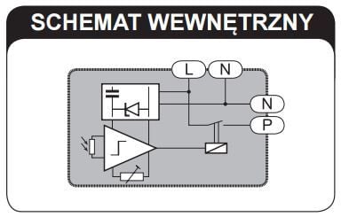 Zamel Surface-mounted twilight switch with 230V AC IP54 probe WZS-01