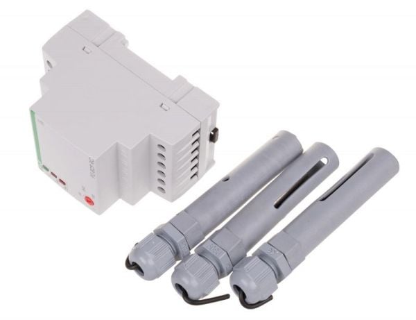 F&amp;F Nestetason valvontarele 16A 2P 1-100kOhm 3 anturia (PZ-829 RC)