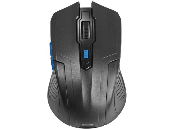 Tracer Fairy - Mus - optisk - 6 knapper - trådløs - 2.4 GHz - USB trådløs mottaker - svart