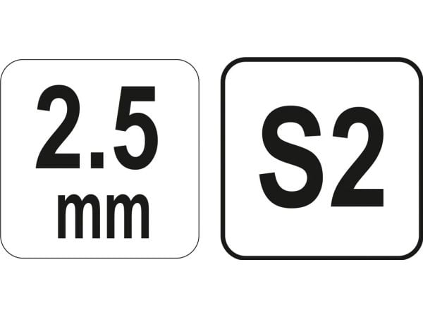 Yato YT-05586, L-formet hexnøkkel, Metrisk, 1 stykker, Polypropylen (PP), Termoplastisk gummi (TPR), Stål, 3 mm