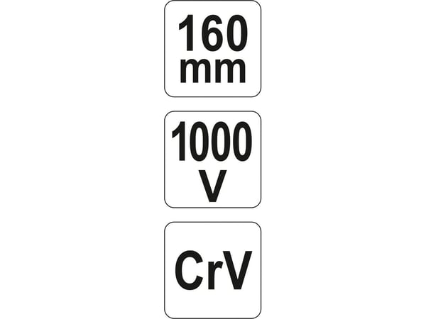 Yato yleispihdit 160mm VDE (YT-21151)