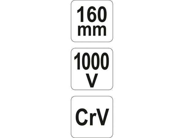 Yato diagonal skjæretang 160 mm VDE (YT-21158)