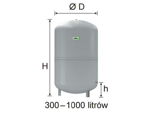 Reflex kalvosäiliö N 200L C.O. - 8213313