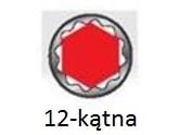 Dedra 12-kant topplag 1/2" 26 mm (16C326)