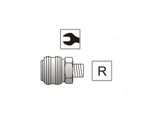Pansam snabbutlösare 1/4" 1/4" (A535303)