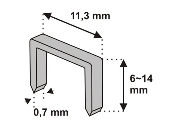 Dedra Staples 10 wz. D53 (11Z110)