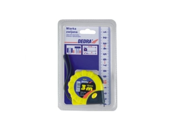 Dedra målebånd med sperre og krok 2 m/16 mm - M285