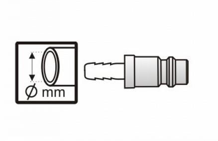 Pansam freser 1/4" 12mm (A535408)