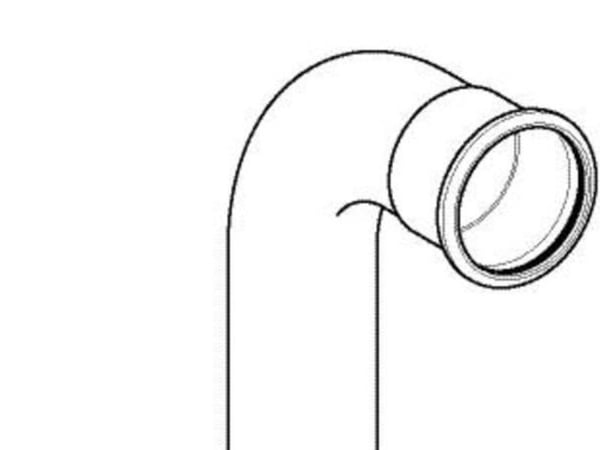 Geberit 30303, 90°, 53 mm, 33 mm, 61 mm