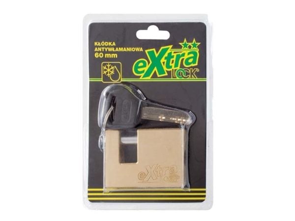 Modeco Extra Lock messinkinen riippulukon varsi 60mm (MN-02-460)
