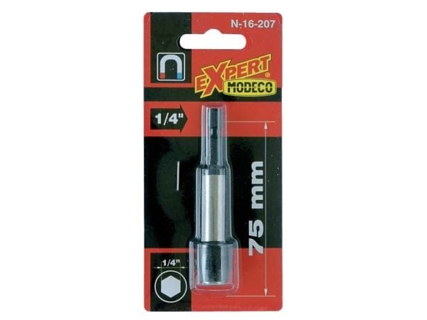 Modeco magnetisk automatisk bits-holder 1/4" 75 mm - MN-16-207
