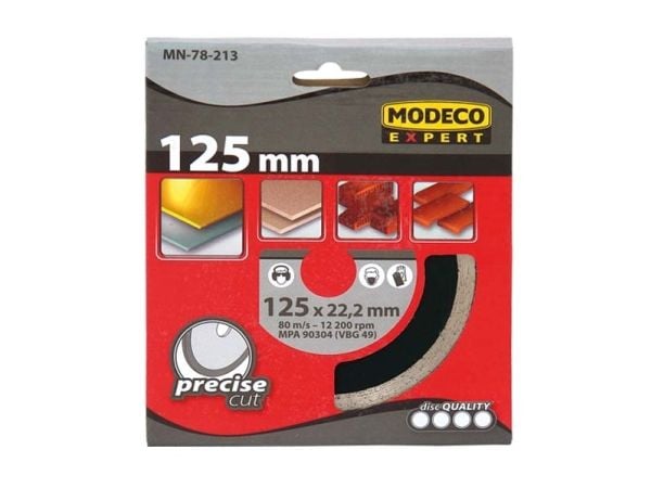 Modeco diamantklinge EXPERT hel 125mm - MN-78-213