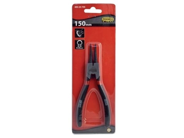 Modeco rette tang for Seeger-ringer utvendig 150 mm - MN-20-706