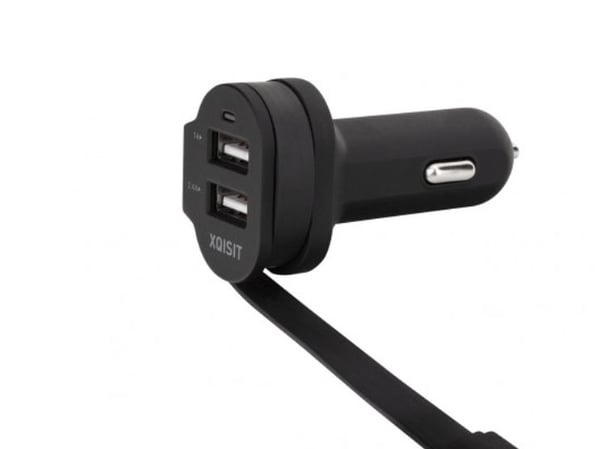 Xqisit 20425, Automaattinen, Savukkeensytytin, USB, musta