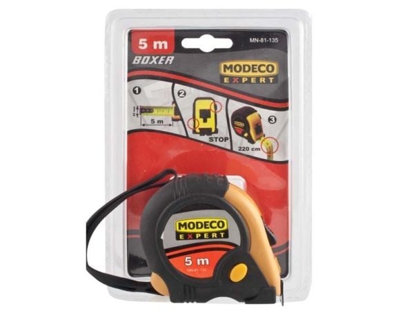 Modeco A 750x2.5cm BASIC rullattu mittanauha - MN-81-137