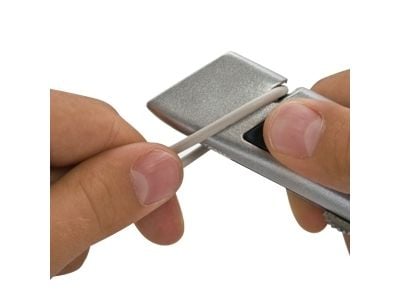 Modeco kniv med utskiftbart trapezblad, aluminium 19x50 mm - MN-63-034