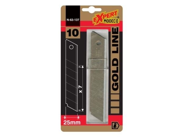 Modeco blad 25 mm GOLD LINE (10 stk.) - MN-63-137