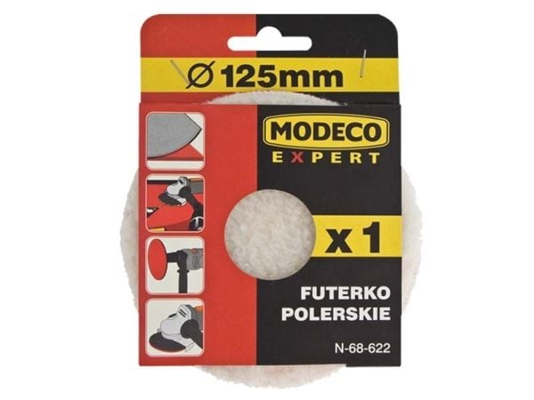 Modeco poleringsskive i ull 125 mm - MN-68-622